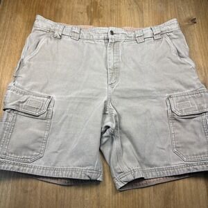 Duluth Trading Fire Hose Cargo Shorts Mens 42 Work Utility Carpenter 10" Inseam
